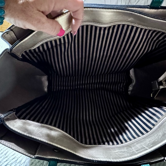 Super Hot GIANNI BINI BRIGHT GREEN Tote Bag 💼 - Picture 9 of 15